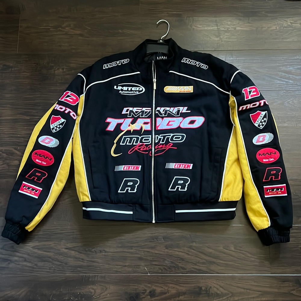 Boohoo Man racer jacket